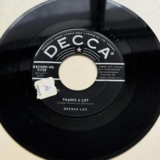 Brenda Lee - The Crying Game/Thanks a Lot 45rpm VG R28