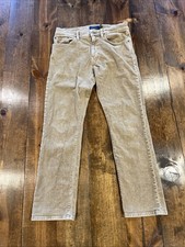 Polo Ralph Lauren The Varick Slim Straight Corduroy Pants Men  s 30 X 30 Beige