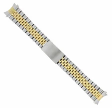 19MM JUBILEE WATCH BAND BRACELET FOR 34MM ROLEX DATE 1500 1505 1550 GOLD/SS T/T