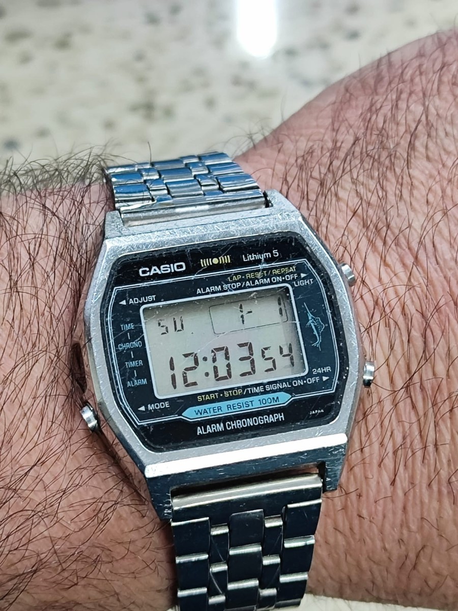 Vintage CASIO H101 (Mod 106) MARLIN Japan Diver 100m WORKING | eBay