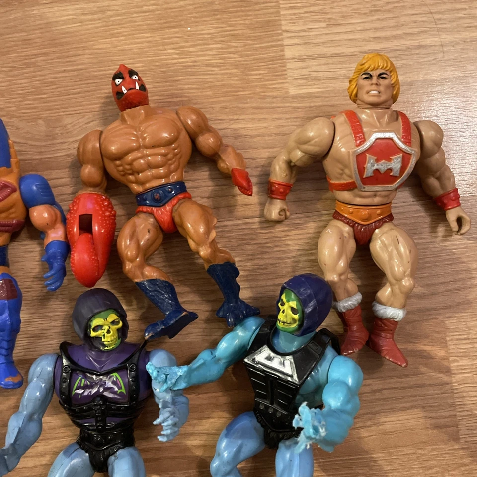 Lote de figuras de acción Mattel He-Man Masters of the Universe vintage años 80 Foto 2 de 4