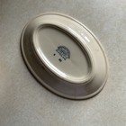 Carr China Glo Tan Two Small Platters Red Stripes Restaurant Ware 7” X 5” — photo 2