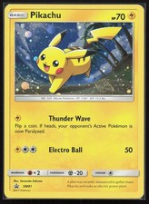 Pikachu SM81 Black Star Promo 2017 Holo Rare SWIRL Pokémon Card TCG on eBay