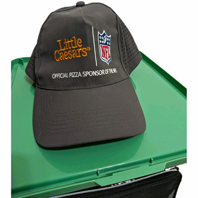 Little Caesars NFL Official Pizza Sponsor Gray Adjustable Cap Hat