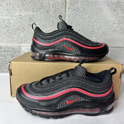 Nike Air Max 97 2020 Black Red Reflective WOMEN'S Sz 6.5 CU9990-001