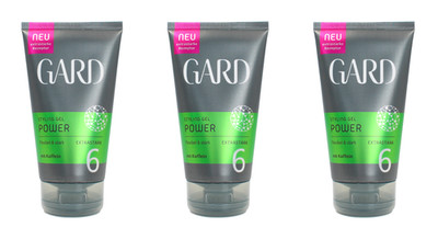Gard Styling Gel Power Extrastark 6 Haargel , 3x150ml EAN4013162032877