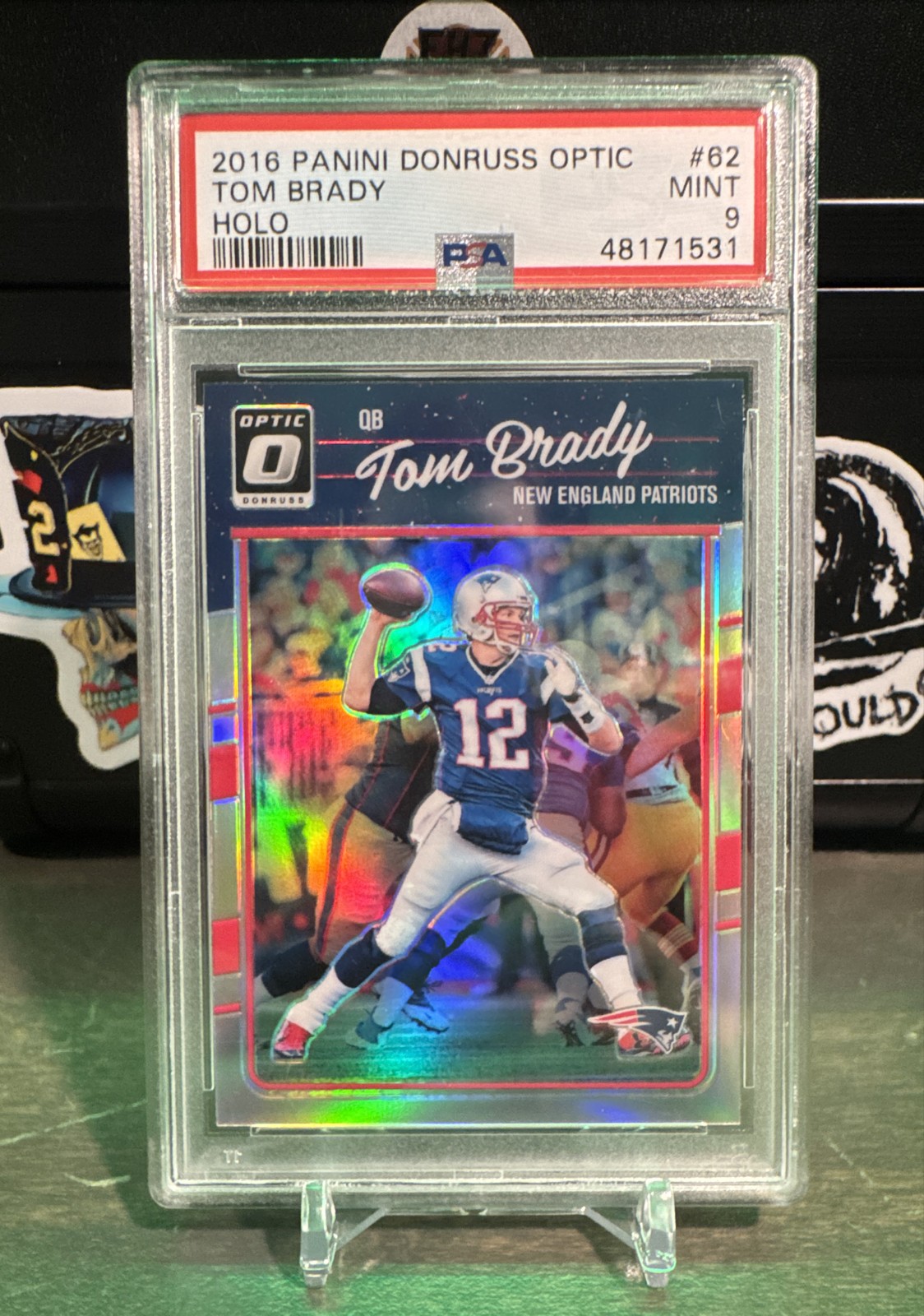 2016 Donruss Optic - Tom Brady #62 Holo