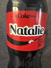Share a Coke with Natalie  2025 Personalized Gift Coca~Cola Bottle 20oz HTF Zero