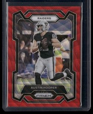 2023 Panini Prizm Austin Hooper Red Wave Prizm /149 #172 Las Vegas Raiders