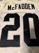 Darren McFadden team issued and signed Reebok game 2010 jersey