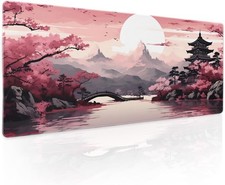 Pink Japanese Sakura Gaming Mouse Pad XL Cherry X-Large,