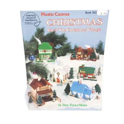 American School Of Needlework Kunststoff Leinwand Weihnachten Vol.3 - Weihnachtsdorf