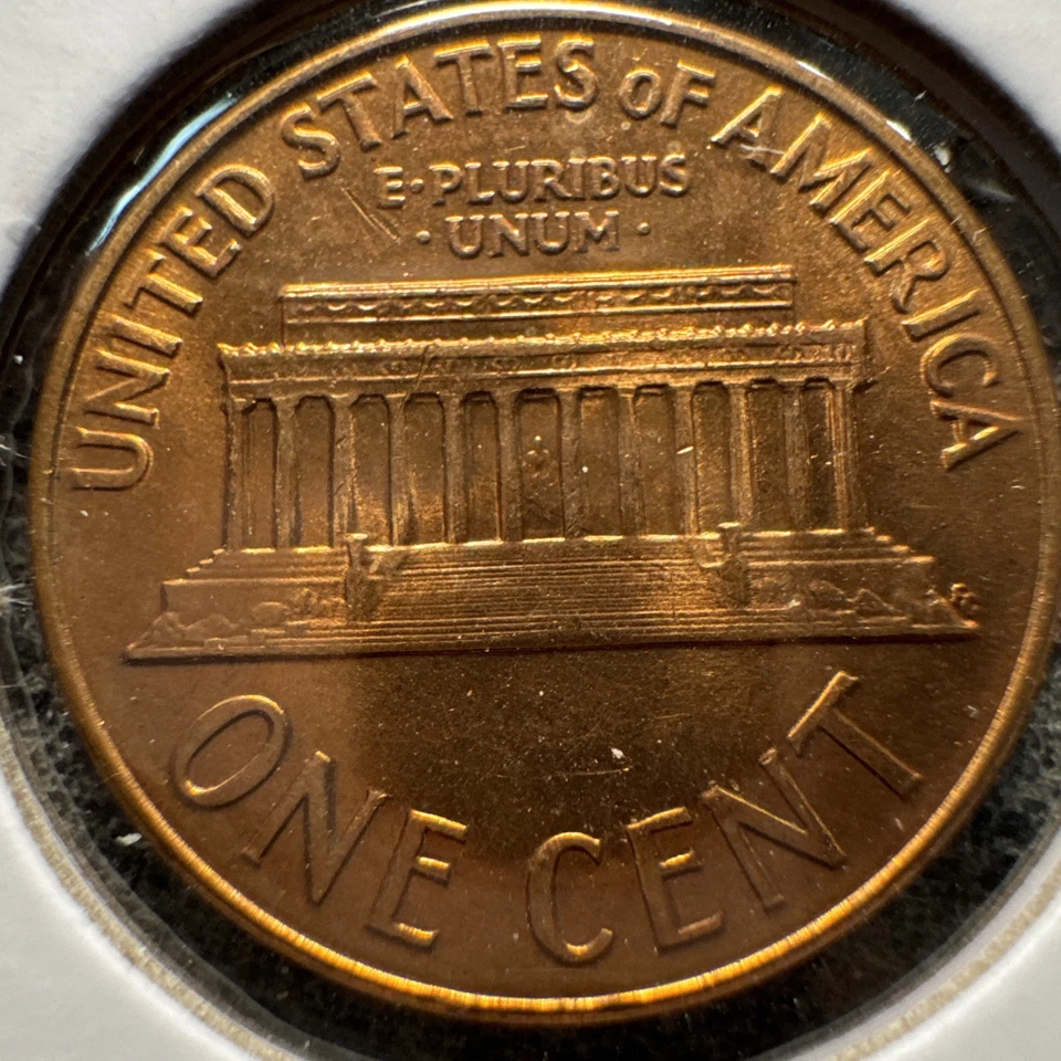 1960 D Lincoln Memorial Cent. Copper. UNC. Proof. Denver. Non Magnetic. - Image 4 of 4