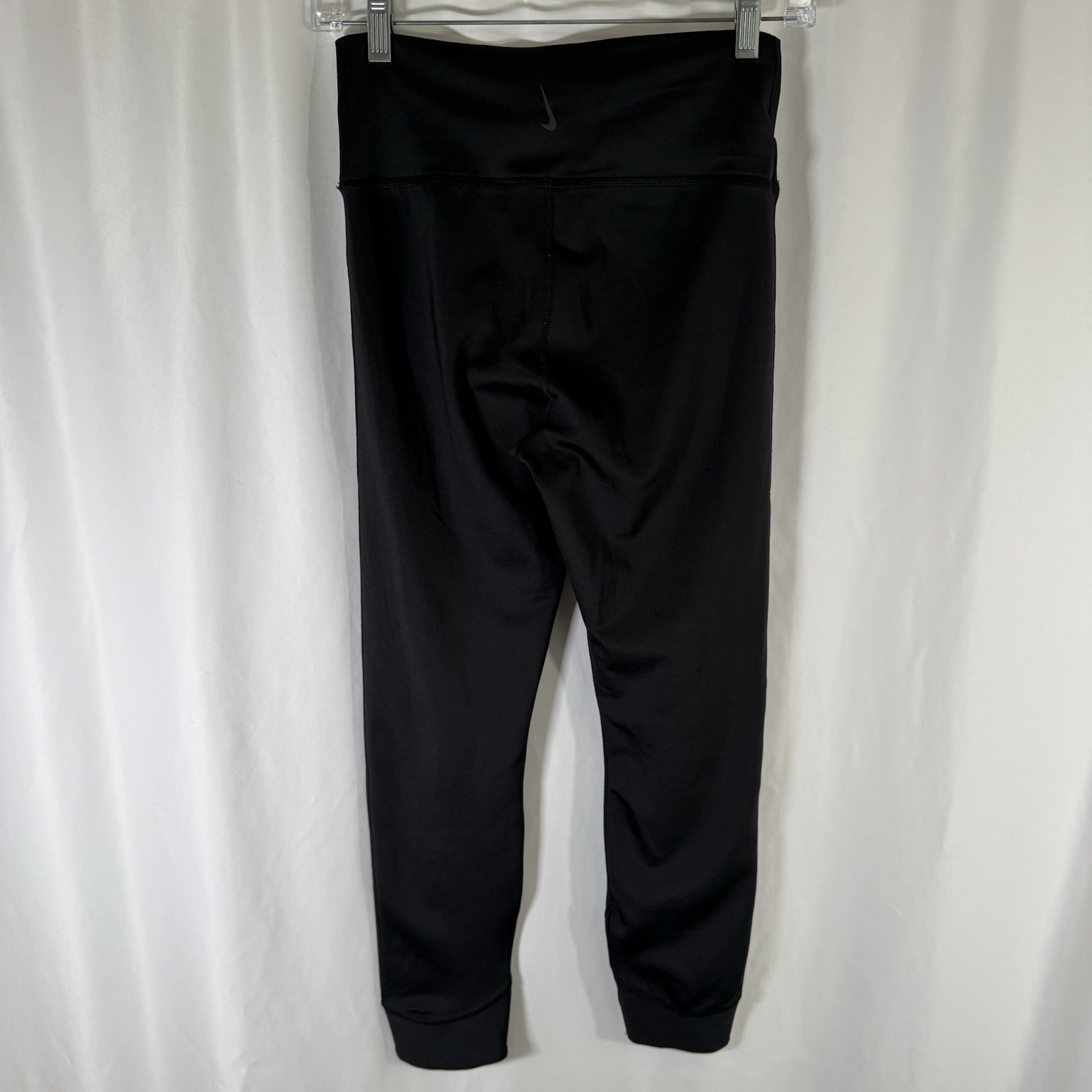 Nike Leggings Women's Medium Black Pull On Dri Fit High Rise 24" Inseam thumbnail 7