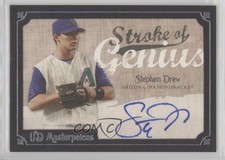 2007 UD Masterpieces Stroke of Genius Stephen Drew #SG-SD Auto 05ks