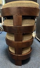 Vintage/mid Century Vertical Stacking Stools