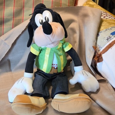 Mattel Make Me Laugh Goofy Disney Plush Toy 2001 Surface Washable Model 94423