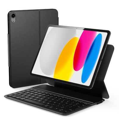 Qulose Tastatur Hülle für iPad 10. Generation 10.9 Zoll 2022 iPad 10°