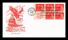 US COVER AIR MAIL 8C BOOKLET PANE FIRST DAY ISSUE ARTMASTER CACHET