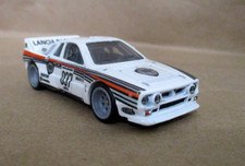 Hot Wheels Premium Lancia Rally 037 Race Car In White 164 Rubber Tires