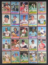 1976 Topps Baseball Set Break 25 Cards