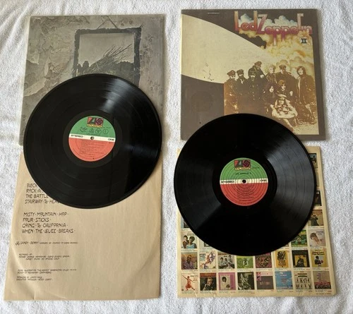 2 Led Zeppelin Vintage Vinyl Albums - See Pictures