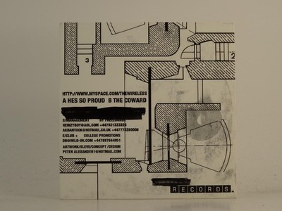 THE WIRELESS HE'S SO PROUD (WHITE COVER) (H1) 2 Track Promo CD Single including 