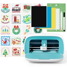 Vinyl Cutter Machine, Smart Sticker Maker Glee S501 DIY Joy DIY Home Decor Blue