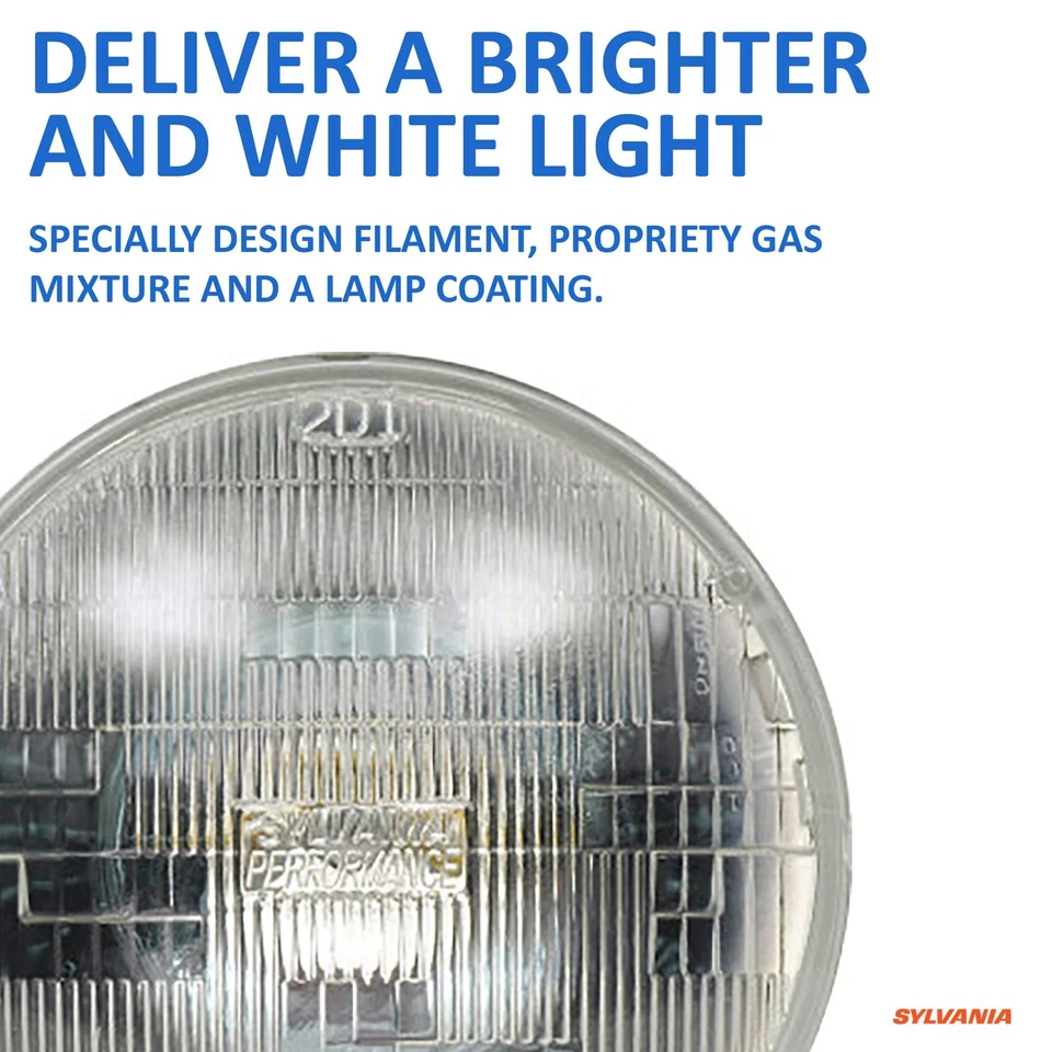 SYLVANIA H6024 SilverStar Sealed Beam – Brighter 7” Round Headlight (1 Bulb) - Image 4 of 4