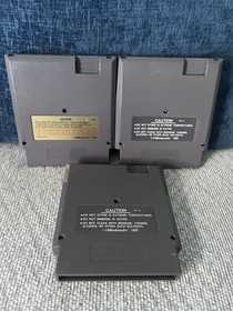 Nes Games Lot Dragon Warrior, Goal, Sesame St 123 - Tested and Working!