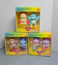 Care Bears Roller Skating Theme FLOCKED Figurine 6 Collectibles NEW 2025