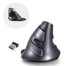 DELUX Ergonomic Vertical Mouse Wireless, Rechargeable Vertical Mouse, Bluetoo...