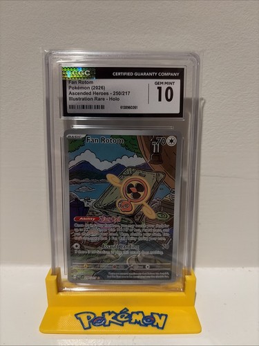 Fan Rotom graded CGC 10 for sale on eBay
