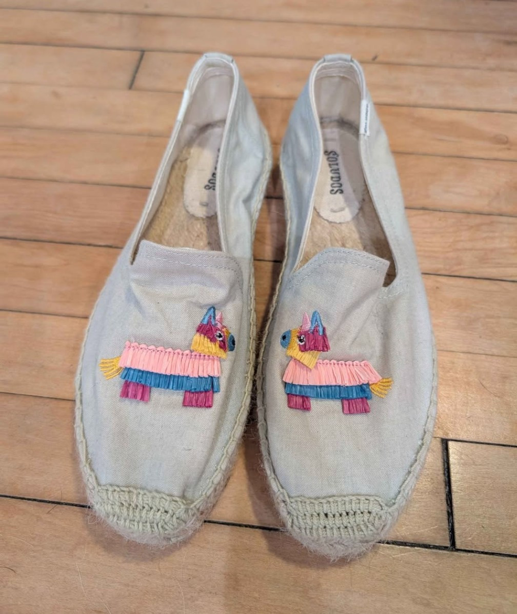 Soludos Women's Size 9 Slip On Shoes Piñata Icon