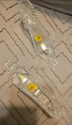 Shannon Crystal by Godinger Clear Crystal Glass Slipper Cinderella Princess