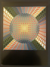 Victor VASARELY Offset de 1978 Op Art Cinétique Planche XL