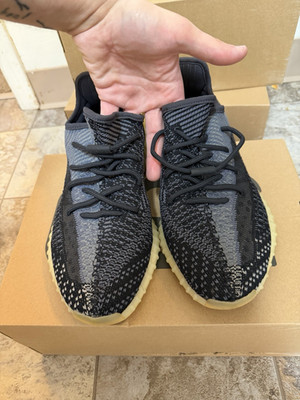 adidas Yeezy Boost 350 V2 Carbon Asriel Black/Gray Primeknit FZ5000