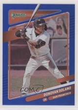 2021 Panini Donruss Holo Blue Donovan Solano #68 0aa7