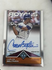 Carlos Beltrán 14/25 2024 Transcendent Icons Chrome Autograph Variation TCBA-CBE