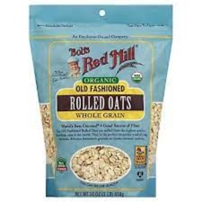 4x Bob's Red Mill Organic Old Fashioned Rolled Oats Whole Grain Bundle New 16oz