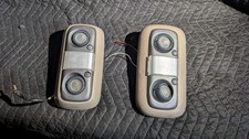 95-99 Chevy Suburban Gmc Yukon Oem Rear Dome Map Light Set 2nd 3rd Row Tan