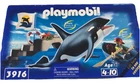 VTG RARE NEW BOX PLAYMOBIL 3916 ORCA WHALE TRAINING OCEAN HTF SET 90s EXCLUSIVE