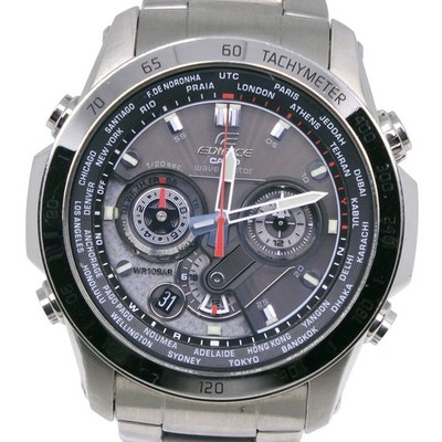 CASIO Edifice Multi Band 6 EQW M1000D 1AJF Solar Radio Clock Chronograph Men s G