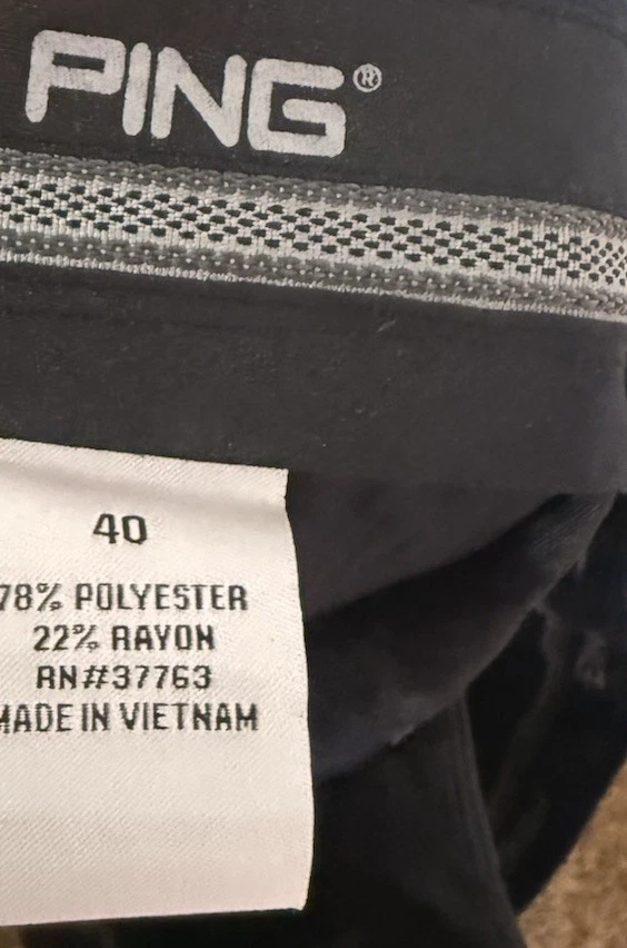 PANTALONES CORTOS DE GOLF PING para hombre talla 40 azul Foto 3 de 3