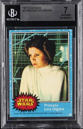 1977 Topps Star Wars #5 Princess Leia Organa