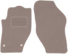 Fußmatten Automatten Vorne Velours Beige für Peugeot 308 CC 2007-2013