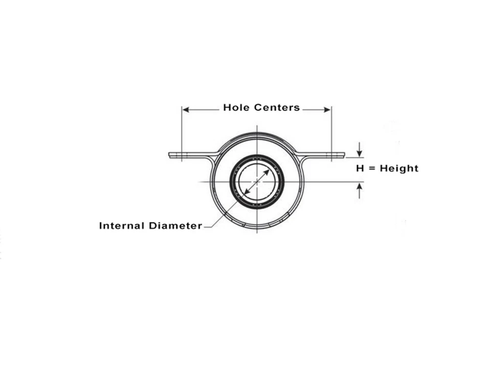 2007-2017 Toyota Tundra Rear Shaft RWD Center Bearing & Three Spicer U-Joints - Image 2 of 3