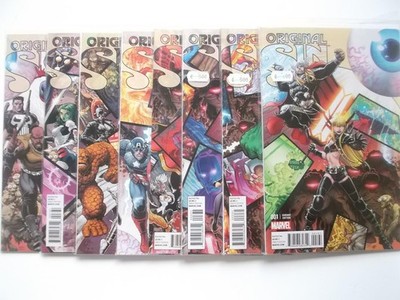 ORIGINAL SIN Heft 1 2 3 4 5 6 7 8 Art Adams Interlocking Battle Variant Cover ko