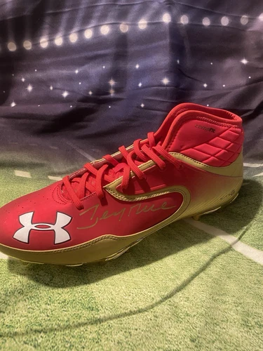 Jerry Rice Autographed Cleat- JSA