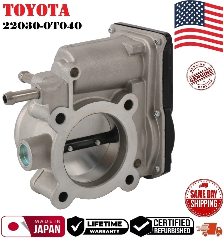 ✅ Cuerpo de acelerador GENUINO para Toyota Corolla Matrix 2009-2011 1,8 L #22030-0T040 Foto 2 de 3